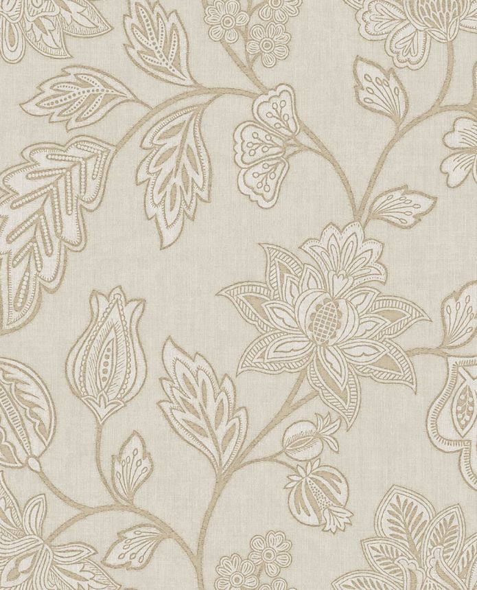 Tapeta, krémová, kvety, 350660, Amber, Eijffinger
