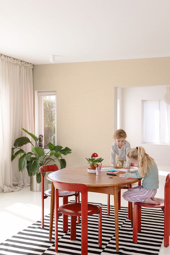 Tapeta, béžovo-ružová, imitácia látky, LD1018, Little Dreamers, Grandeco