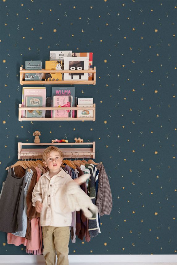 Detská tapeta, modrá, obloha, LD3615, Little Dreamers, Grandeco