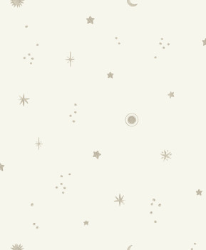 Detská tapeta, biela, obloha, LD3617, Little Dreamers, Grandeco