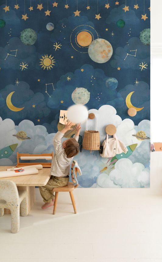 Detská fototapeta, vesmír, LD6101, Little Dreamers, Grandeco