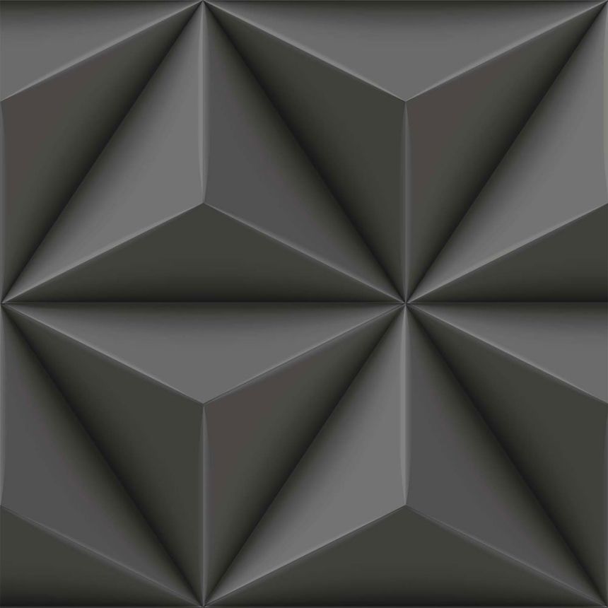 Tapeta, sivo-čierna, 3D grafický vzor, 347816, 3D Reflections, Origin
