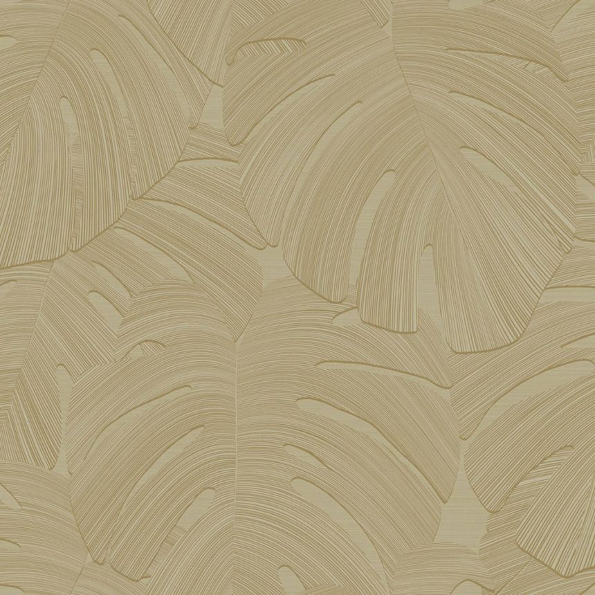 Tapeta, béžová, listy, 348025, 3D Reflections, Origin