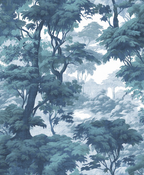 Tapeta, modro-zelená, les, stromy, 127935, Arboretum, Graham Brown Premium