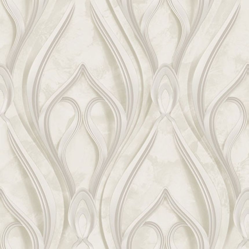 Luxusná, sivo-béžová, ornamenty, Z16729, Murella 100, Zambaiti Parati