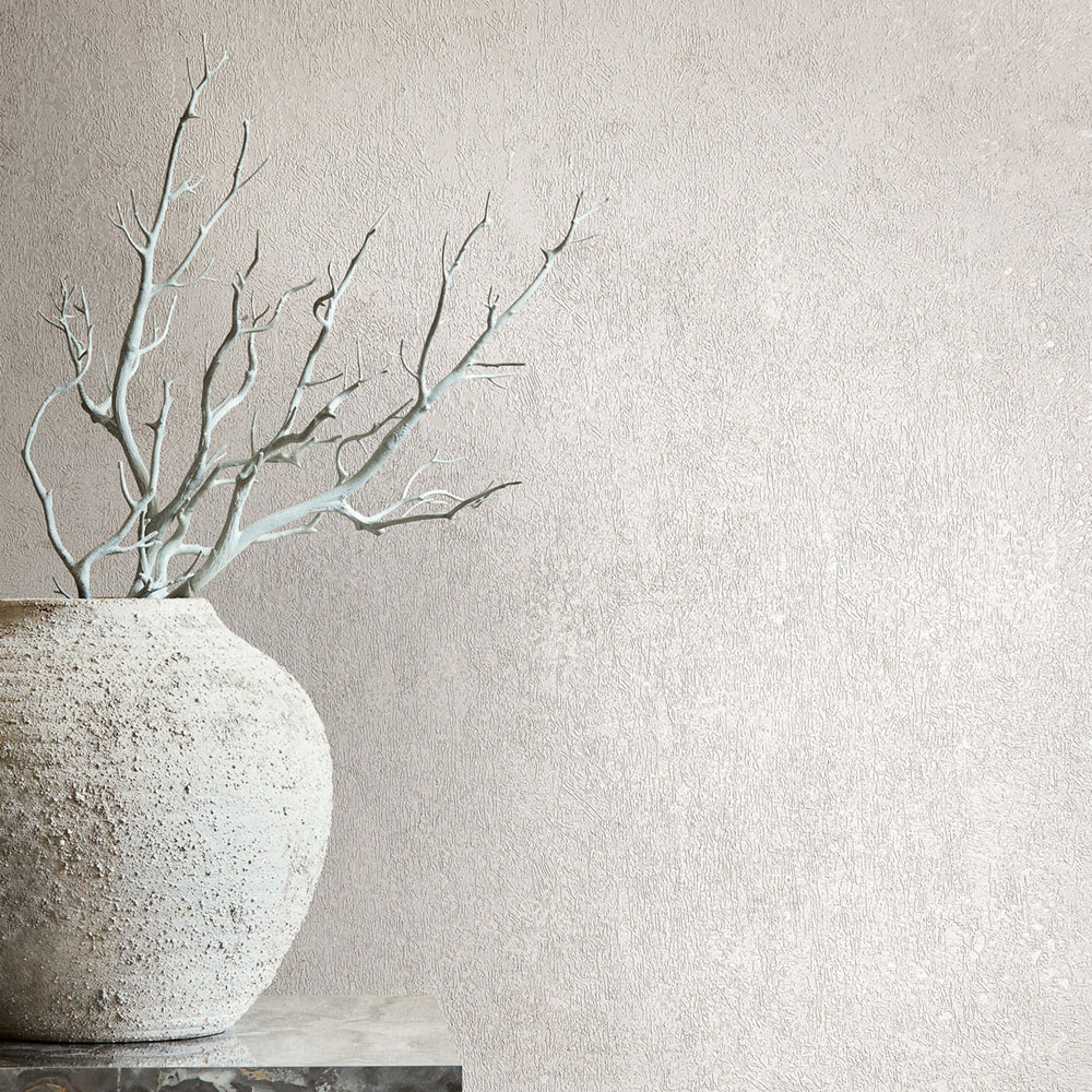 Tapeta, sivá, štuková omietka, 34265, City Glow, Marburg