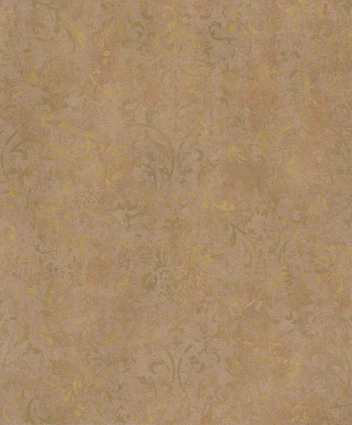 Tapeta, hnedo-zlatá, zámocký vintage vzor, 34295, City Glow, Marburg