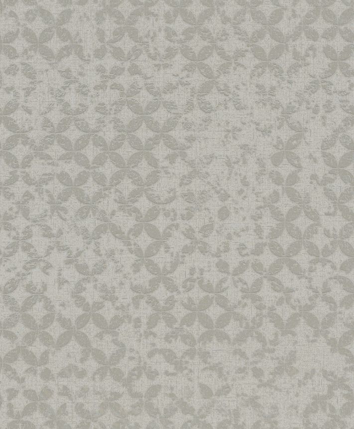 Tapeta, šedo-strieborná, geometrický vintage vzor, 35118, City Romance, Marburg