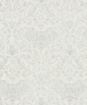 Tapeta, šedo-béžová, ornamenty, 35148, City Romance, Marburg