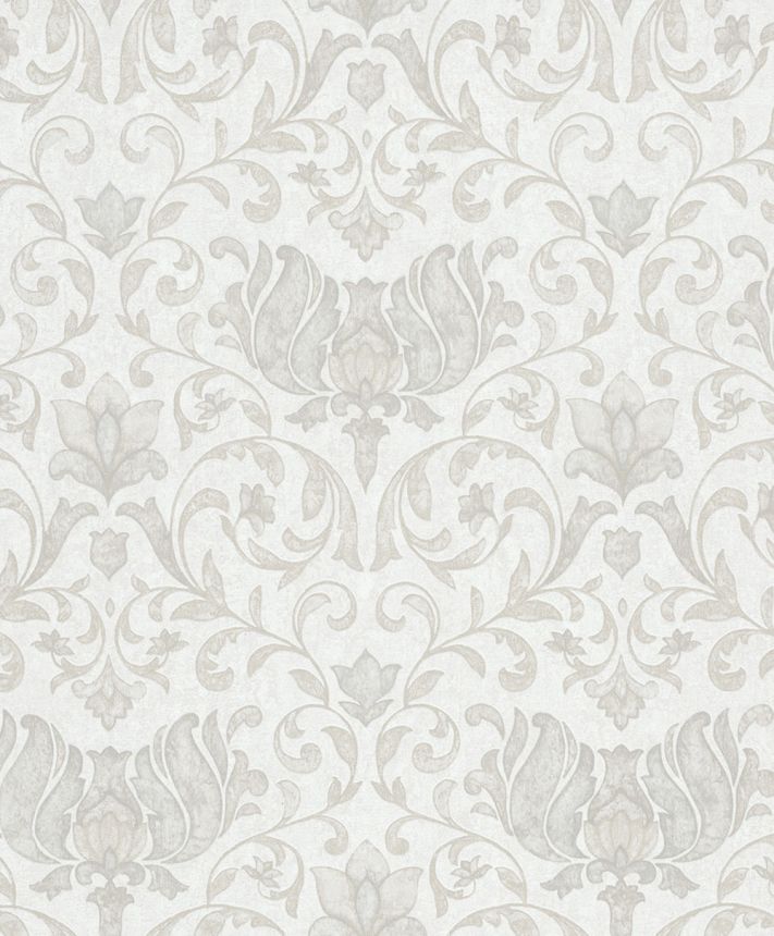Tapeta, krémovo-béžová, ornamenty, 35168, City Romance, Marburg
