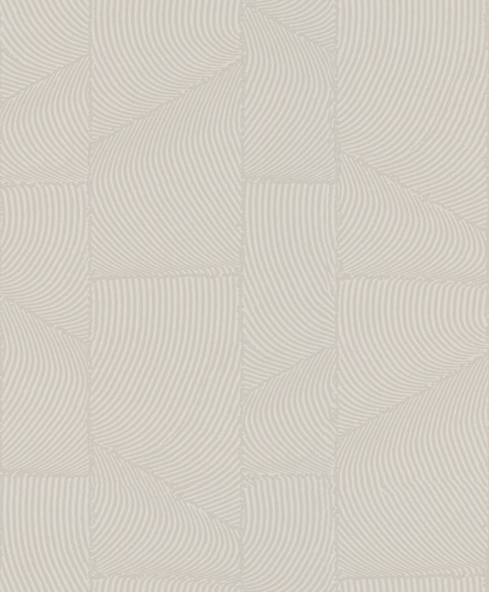 Tapeta, sivo-béžová, grafický 3D vzor, 34642, Terra, Marburg