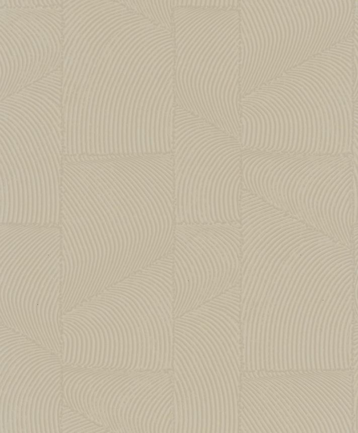 Tapeta, hnedo-béžová, grafický 3D vzor, 34644, Terra, Marburg