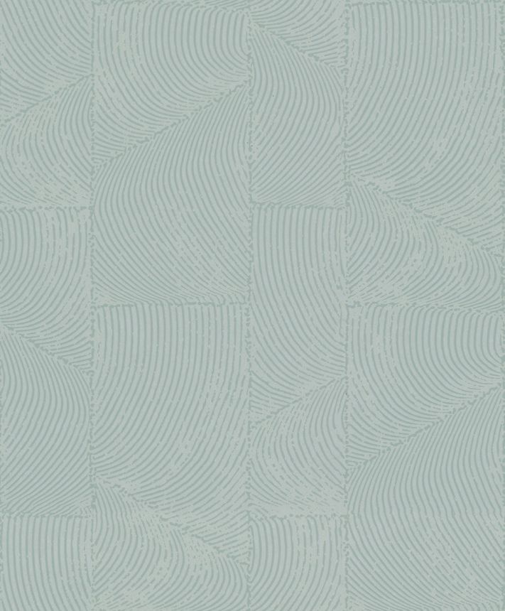 Tapeta, sivo-zelená, grafický 3D vzor, 34645, Terra, Marburg