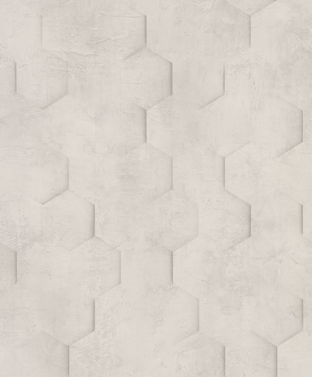 Geometrická tapeta, krémová, hexagóny, 34158, Loft Superior, Marburg