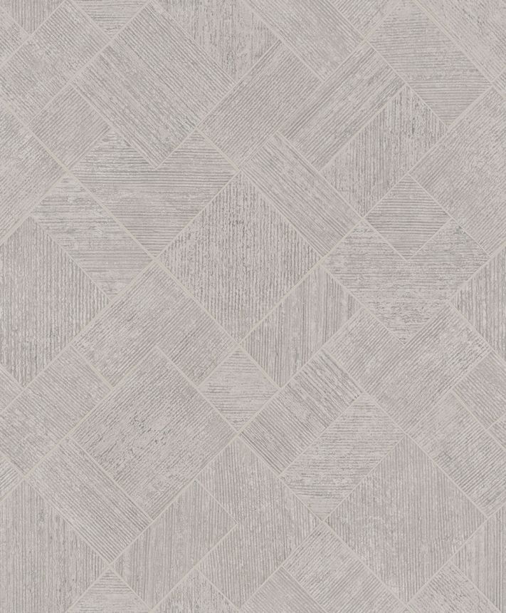 Tapeta, sivo-béžová, geometrický vzor, 35510, Ritus, Marburg