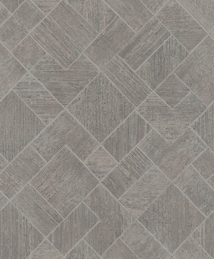 Tapeta, sivo-hnedá, geometrický vzor, 35511, Ritus, Marburg