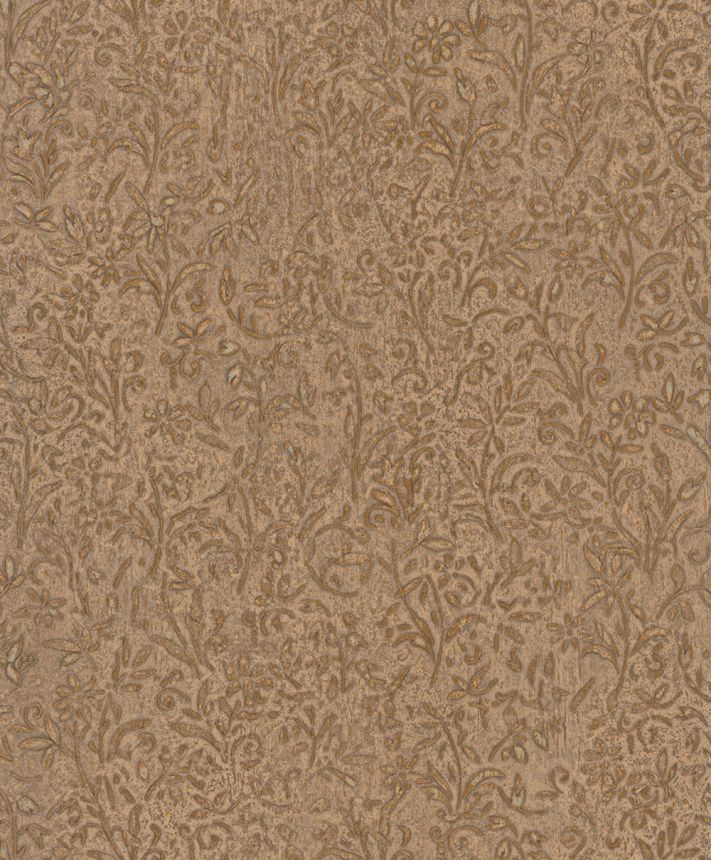 Tapeta, hnedo-bronzová, ornamenty, 35533, Ritus, Marburg