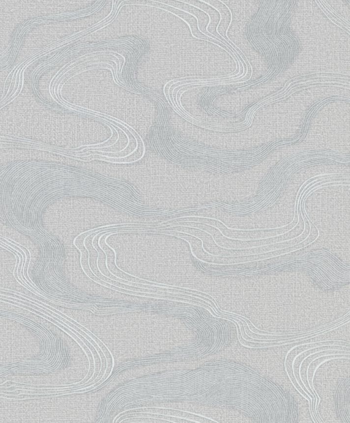 Tapeta, sivá, látková textúra, vlnky, 34536, Kumano, Marburg