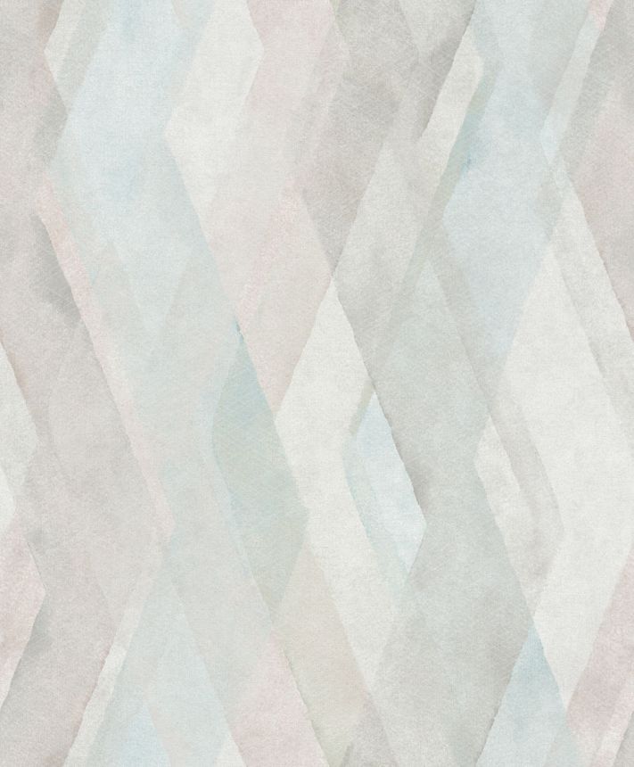 Geometrická tapeta, béžovo-ružovo-tyrkysová, 32451, Shades, Marburg