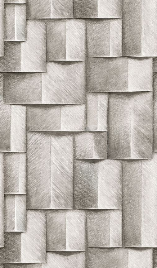 Grafická fototapeta na stenu, čierno-biela, 3D efekt, 35390, Timber, Marburg
