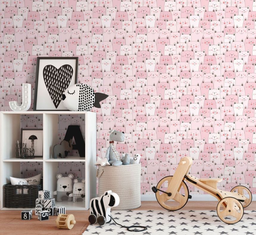 Detská vliesová tapeta na stenu Mačky, mačičky, 134-3, Sambori, ICH Wallcoverings