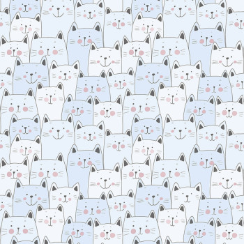 Detská vliesová tapeta na stenu Mačky, mačičky, 134-3, Sambori, ICH Wallcoverings