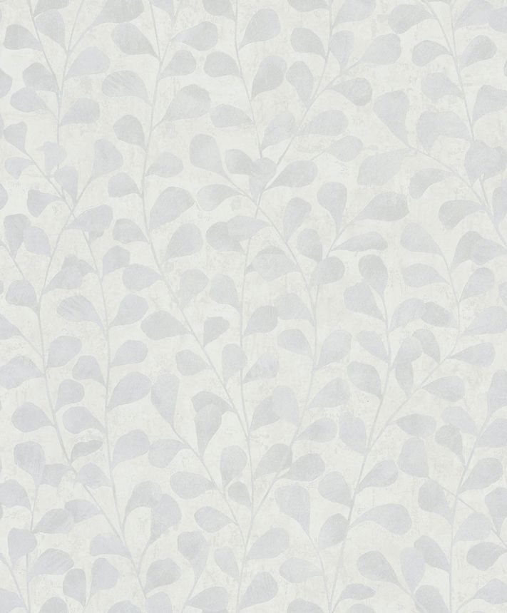 Tapeta, bielo-krémová, vetvičky, listy, 82501, Naomi, Novamur