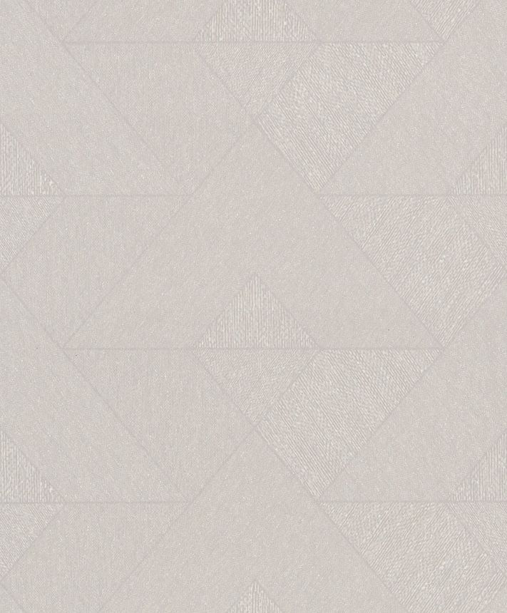 Geometrická tapeta, béžová, 82546, Naomi, Novamur