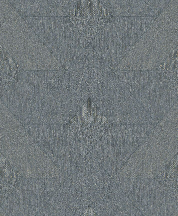 Geometrická tapeta, modro-čierna, 82548, Naomi, Novamur