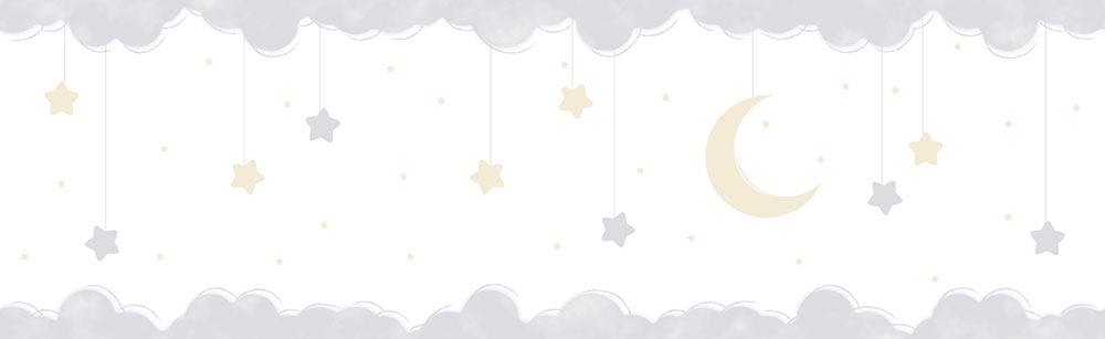Samolepiaca detská tapetová bordura 241-3, Lullaby, Ich Wallcoverings