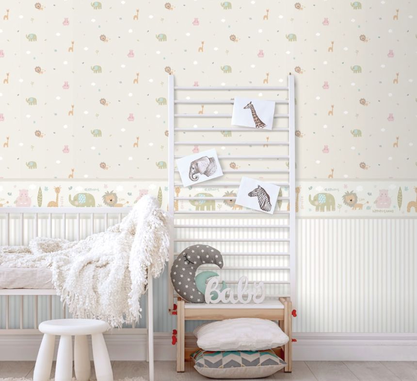 Samolepiaca detská tapetová bordura 242-2, Lullaby, Ich Wallcoverings