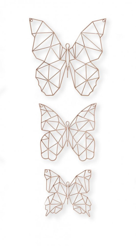 Kovová dekorácia Flutter Metal Art 104034, Wall Art