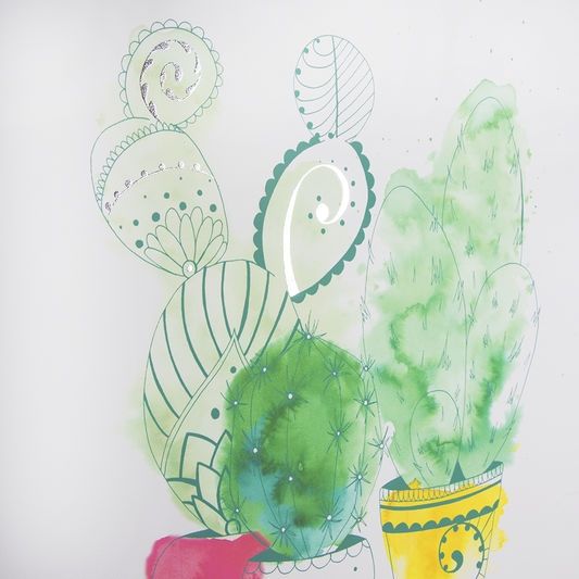 Tlačený obraz 105875, Cactus Craze, Wall Art