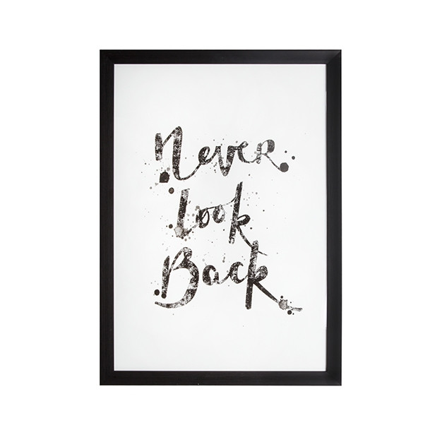 Rámovaný obraz 101555, Never Look Back Framed Art, Wall Art, Graham Brown, Wall Art, Graham Brown