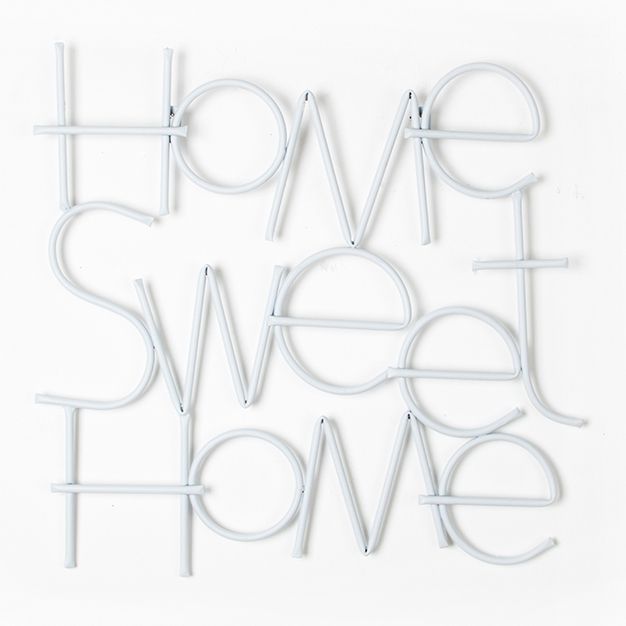 Kovová dekorácia 41-222, Sweet Home Metal, Wall Art, Graham Brown