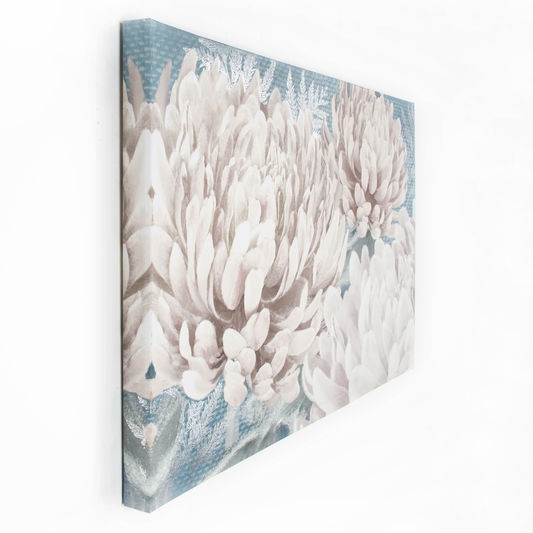 Bezrámový obraz Kvety, Teal Bloom 41-713, Wall Art