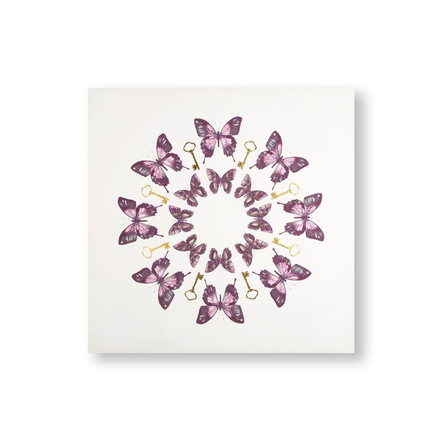 Bezrámový obraz Motýle 105871, Blissful Butterflies, Wall Art, Graham & Brown