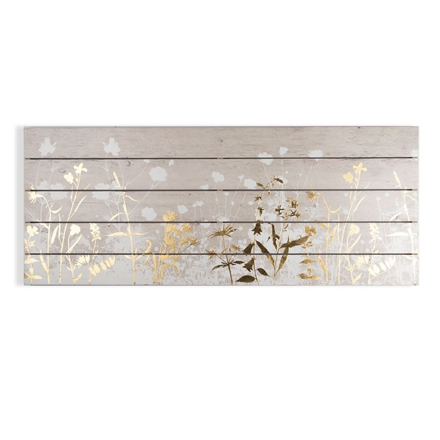 Obraz - tlač na dreve - Metallic Meadow 104588, Wall Art, Graham Brown