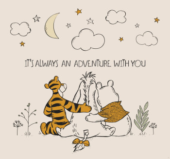 Detská vliesová obrazová tapeta Disney, Macko Pu - Winnie The Pooh Friends Forever, 111390, 300 x 280 cm, Kids @ Home 6, Graham & Brown