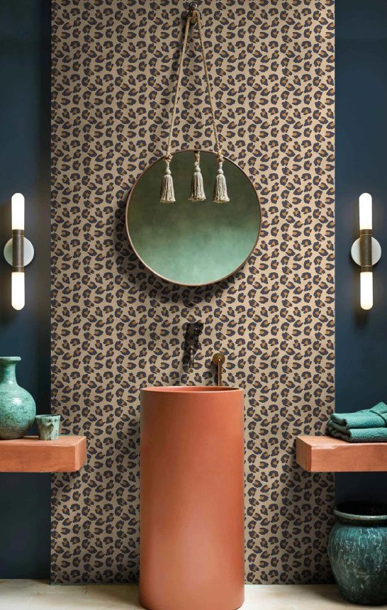 Tapeta, hnedá, leopardí vzor, 2049, Rio, Parato by Cristiana Masi