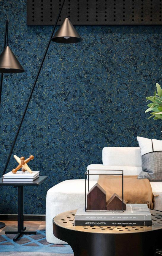 Tapeta, modrá, betón, štuk, 2095, Rio, Parato by Cristiana Masi