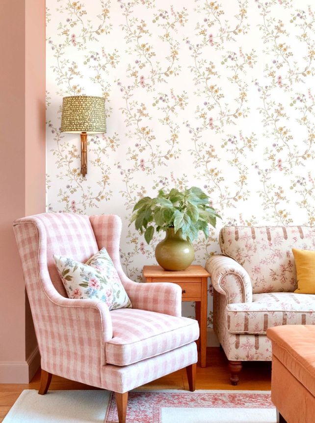 Tapeta, béžová, kvety, 8355, Blooming Garden 2, Parato by Cristiana Masi