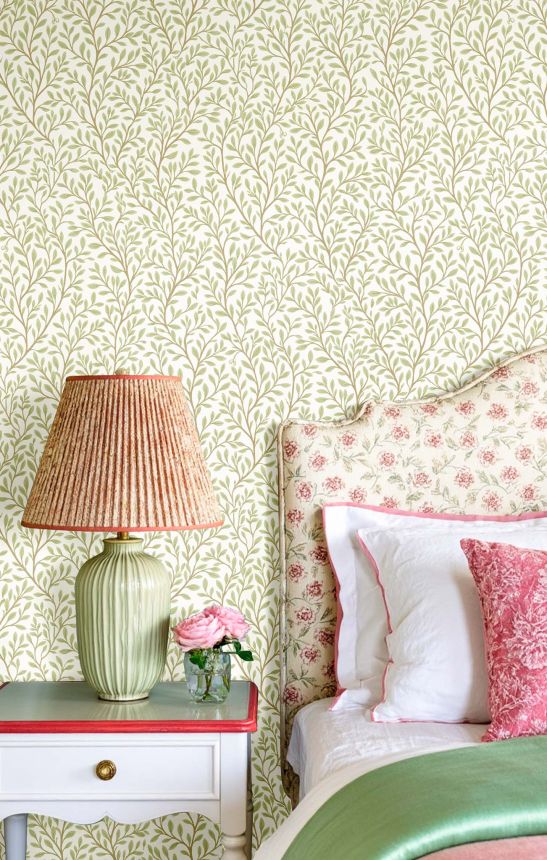 Tapeta, zelená, vetvičky, 8365, Blooming Garden 2, Parato by Cristiana Masi