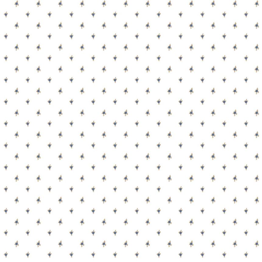 Tapeta, modro-hnedá, kvety, 8369, Blooming Garden 2, Parato by Cristiana Masi