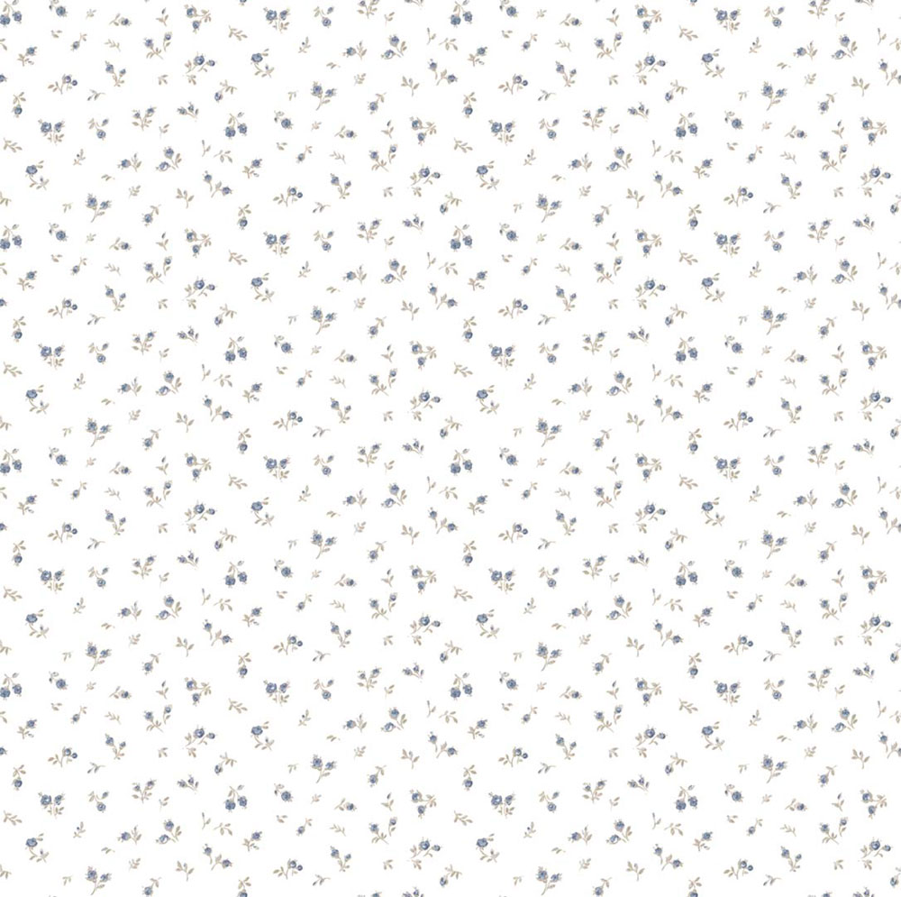 Tapeta, modro-hnedá, kvety, 8372, Blooming Garden 2, Parato by Cristiana Masi