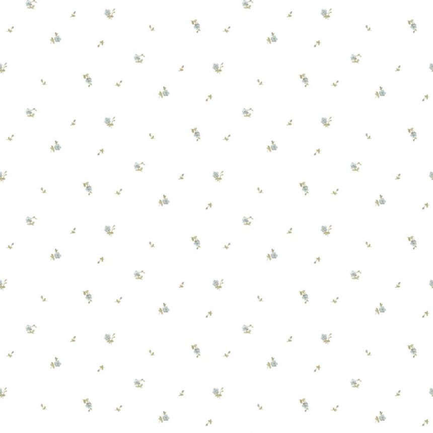 Tapeta, zeleno-modrá, kvety, 8375, Blooming Garden 2, Parato by Cristiana Masi