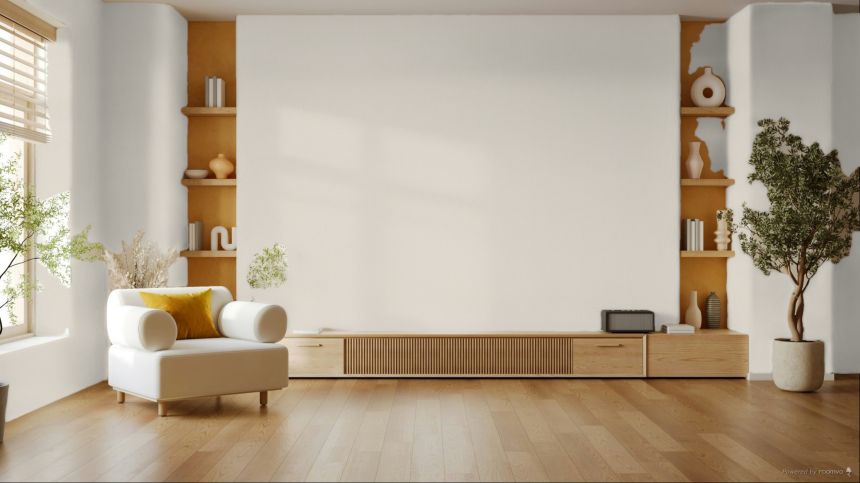 Tapeta, béžová, imitácia látky, 8396, Blooming Garden 2, Parato by Cristiana Masi