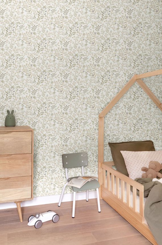 Tapeta, sivobéžová, vetvičky, A78802, Inia, Grandeco