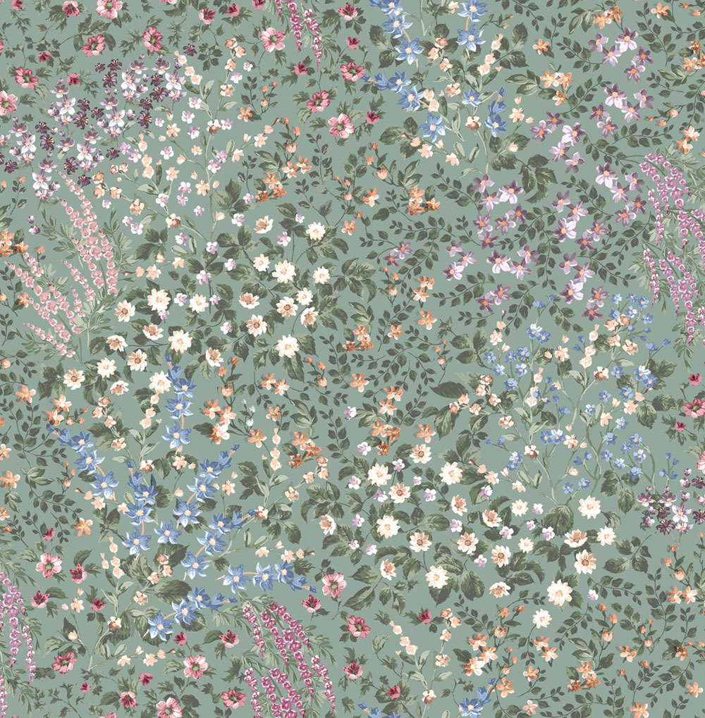 Tapeta, zelená, kvety, 142352, Allurium, Graham Brown Premium