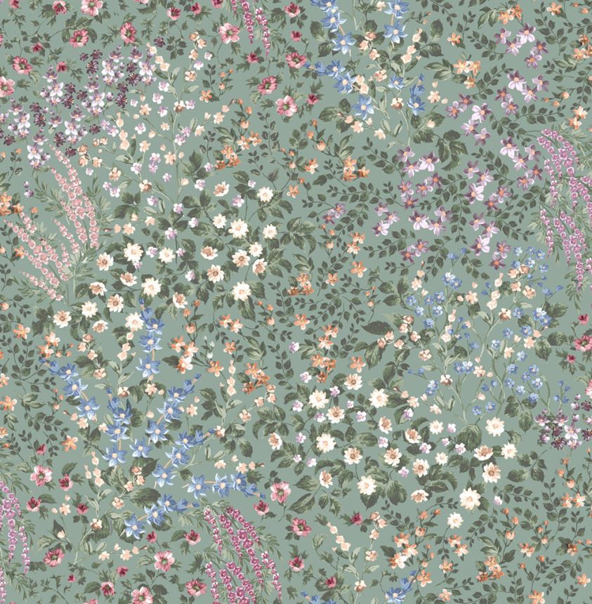 Tapeta, zelená, kvety, 142352, Allurium, Graham Brown Premium